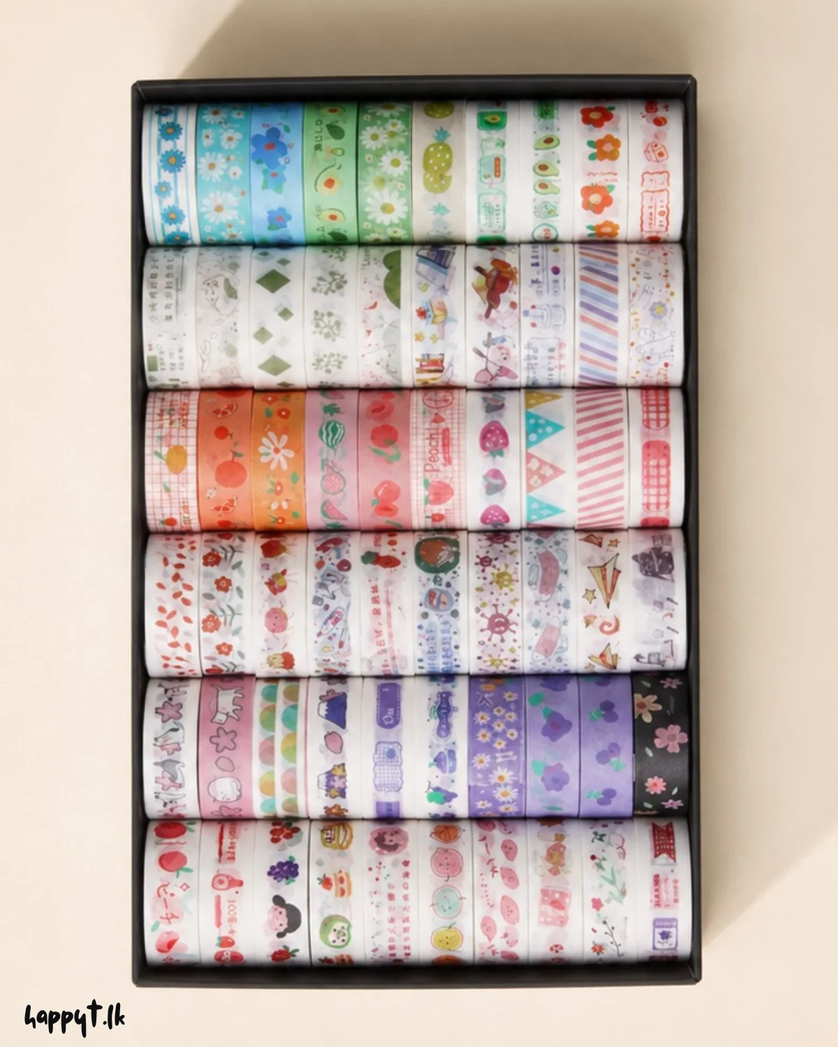 Cute Washi Tape Box - 60Pcs